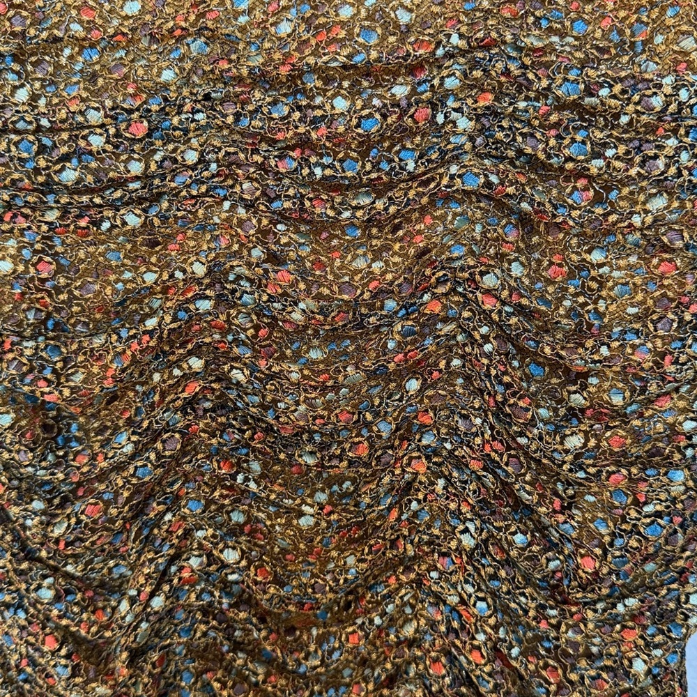 Ramy Brook Gold Sequin Long Sleeve Dress - Picture 2 of 5